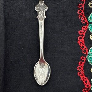Vintage Rolex Bucherer of Switzerland Silver Collector's Spoon (mlb)